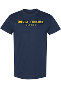 Michigan Wolverines Navy Blue School of Music, Theatre & Dance Alumni Short Sleeve T Shirt