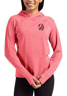 Cutter and Buck Tampa Bay Buccaneers Womens Cardinal Historic Adapt Knit Hood Hooded Sweatshirt