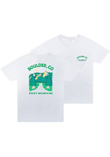 Uscape Boulder White Flatirons Short Sleeve Fashion T Shirt