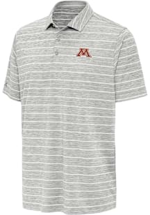 Antigua Minnesota Golden Gophers Mens   Short Sleeve Polo