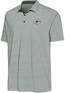 Antigua Green Bay Packers Mens  Intersect Short Sleeve Polo