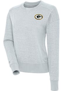 Antigua Green Bay Packers Womens  Forward Crew Sweatshirt