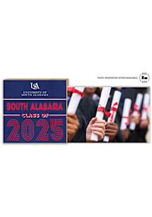 South Alabama Jaguars Class of 2025 unique photo frame Picture Frame - Navy Blue