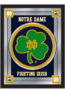Notre Dame Fighting Irish Shamrock Hanging Back Bar Mirror