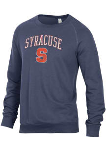 Alternative Apparel Syracuse Orange Mens Blue Champ Long Sleeve Fashion Sweatshirt