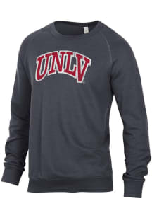 Alternative Apparel UNLV Runnin Rebels Mens Black Champ Long Sleeve Fashion Sweatshirt