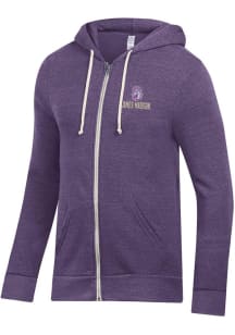 Alternative Apparel James Madison Dukes Mens Purple Rocky Long Sleeve Zip Fashion