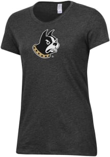Alternative Apparel Wofford Terriers Womens Black Keepsake Short Sleeve T-Shirt