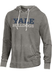 Alternative Apparel Yale Bulldogs Mens Grey School Yard Fashion Hood