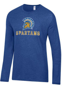 Alternative Apparel San Jose State Spartans Blue Keeper Long Sleeve Fashion T Shirt