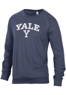 Alternative Apparel Yale Bulldogs Mens Blue Champ Long Sleeve Fashion Sweatshirt