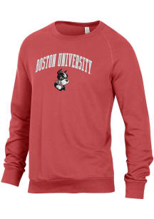 Alternative Apparel Boston Terriers Mens Red Champ Long Sleeve Fashion Sweatshirt