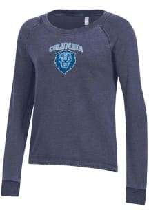Alternative Apparel Columbia College Cougars Womens Blue Lazy Day Crew Sweatshirt