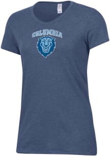 Alternative Apparel Columbia College Cougars Womens Blue Keepsake Short Sleeve T-Shirt