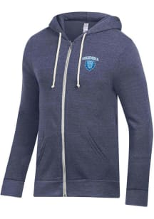 Alternative Apparel Columbia College Cougars Mens Blue Rocky Long Sleeve Zip Fashion