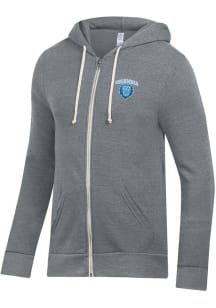 Alternative Apparel Columbia College Cougars Mens Grey Rocky Long Sleeve Zip Fashion