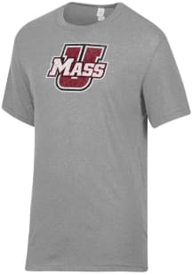 Alternative Apparel Massachusetts Minutemen Grey Keeper Short Sleeve Fashion T Shirt