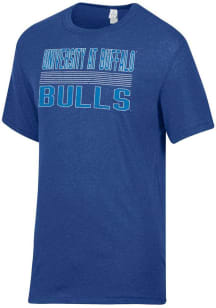 Alternative Apparel Buffalo Bulls Blue Keeper Short Sleeve Fashion T Shirt