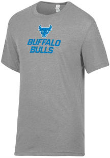 Alternative Apparel Buffalo Bulls Grey Keeper Short Sleeve Fashion T Shirt