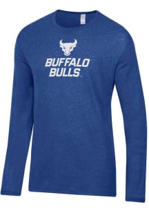 Alternative Apparel Buffalo Bulls Blue Keeper Long Sleeve Fashion T Shirt