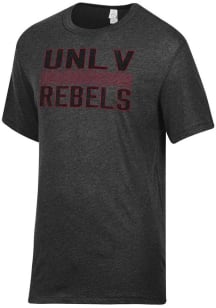 Alternative Apparel UNLV Runnin Rebels Black Keeper Short Sleeve Fashion T Shirt