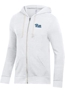 Mens Pitt Panthers White Alternative Apparel Rocky Long Sleeve Zip Fashion