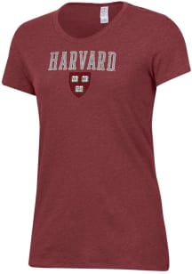 Alternative Apparel Harvard Crimson Womens Red Keepsake Short Sleeve T-Shirt