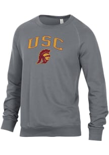 Mens USC Trojans Grey Alternative Apparel Champ Fashion Sweatshirt