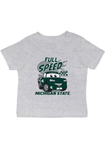 Infant Michigan State Spartans Grey Vive La Fete Full Speed Short Sleeve T-Shirt