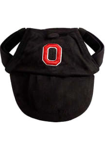 Red Ohio State Buckeyes Dog Cap Pet Accessory
