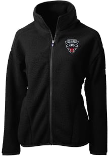 Cutter and Buck DC United Womens Black Cascade Sherpa Light Weight Jacket