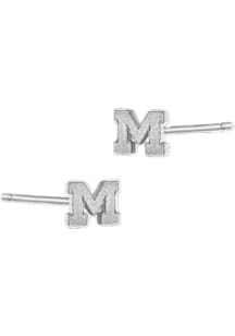 Stud Michigan Wolverines Womens Earrings -