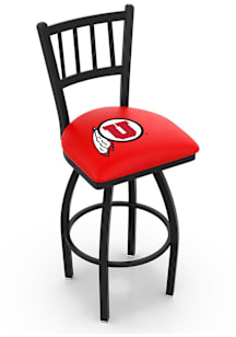 Utah Utes Swivel Counter Pub Stool - Black