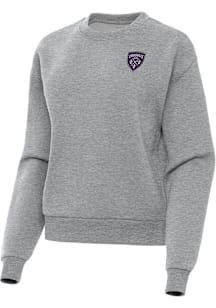 Antigua Louisville City FC Womens Grey Victory Crew Sweatshirt