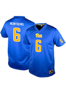 Mason Heintschel Genuine Collective Mens Blue Pitt Panthers NIL Football Jersey