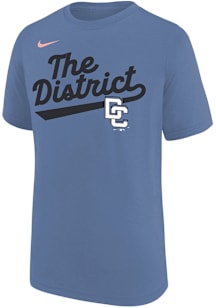 Nike Washington Nationals Youth Blue City Connect Legend Short Sleeve T-Shirt
