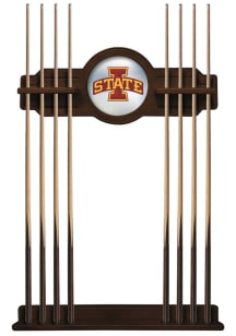 Iowa State Cyclones Solid Wood Cue Rack Pool Cue