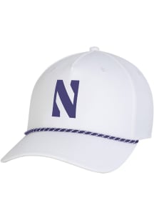 Under Armour White Northwestern Wildcats Sideline Drive 5 Panel Rope Cap Adjustable Hat