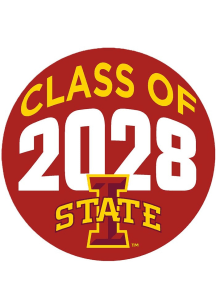 Iowa State Cyclones 3&quot; Class of 2028 Button - Cardinal