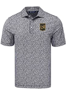 Cutter and Buck Los Angeles FC Black Pike Flora Big and Tall Polo