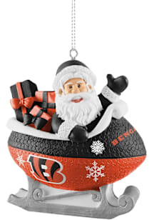 Cincinnati Bengals Sleigh Ornament - Black