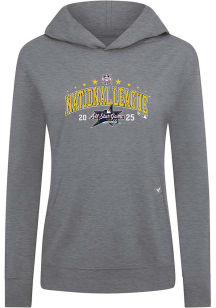 Levelwear  Womens Grey Relay 25 MLB ASG Hooded Sweatshirt