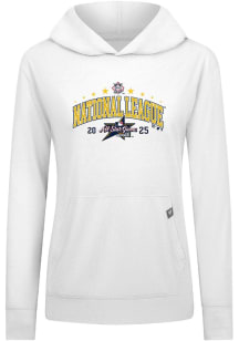 Levelwear  Womens White Relay 25 MLB ASG Hooded Sweatshirt