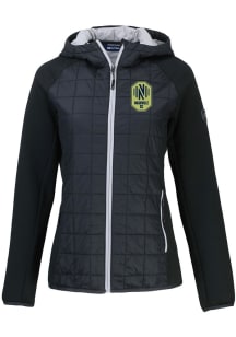 Cutter and Buck Nashville SC Womens Black Rainier PrimaLoft Hybrid Medium Weight Jacket