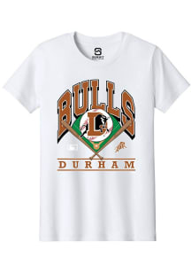 Summit Sportswear Durham Bulls Youth White Homefield Short Sleeve T-Shirt