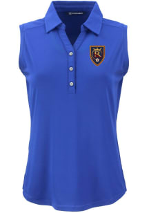 Cutter and Buck Real Salt Lake Womens Blue Forge Eco Polo Shirt