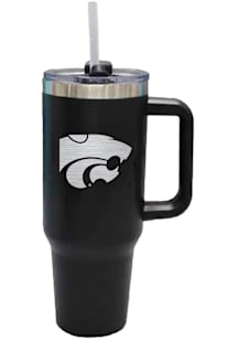 K-State Wildcats 40oz Laser Etch Colossal Stainless Steel Tumbler - Black