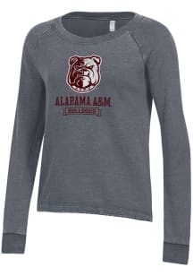 Alternative Apparel Alabama A&amp;M Bulldogs Womens Black Lazy Day Crew Sweatshirt