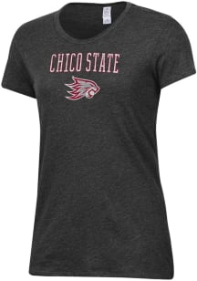 Alternative Apparel CSU Chico Wildcats Womens Black Keepsake Short Sleeve T-Shirt