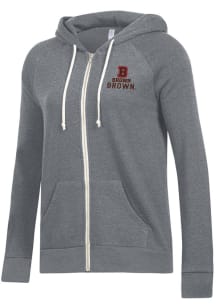 Alternative Apparel Brown Bears Womens Grey Adrian Hooded Sweatshirt